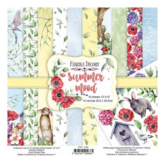 SET FABRIKA DECOUR 30X30 SUMMER MOOD