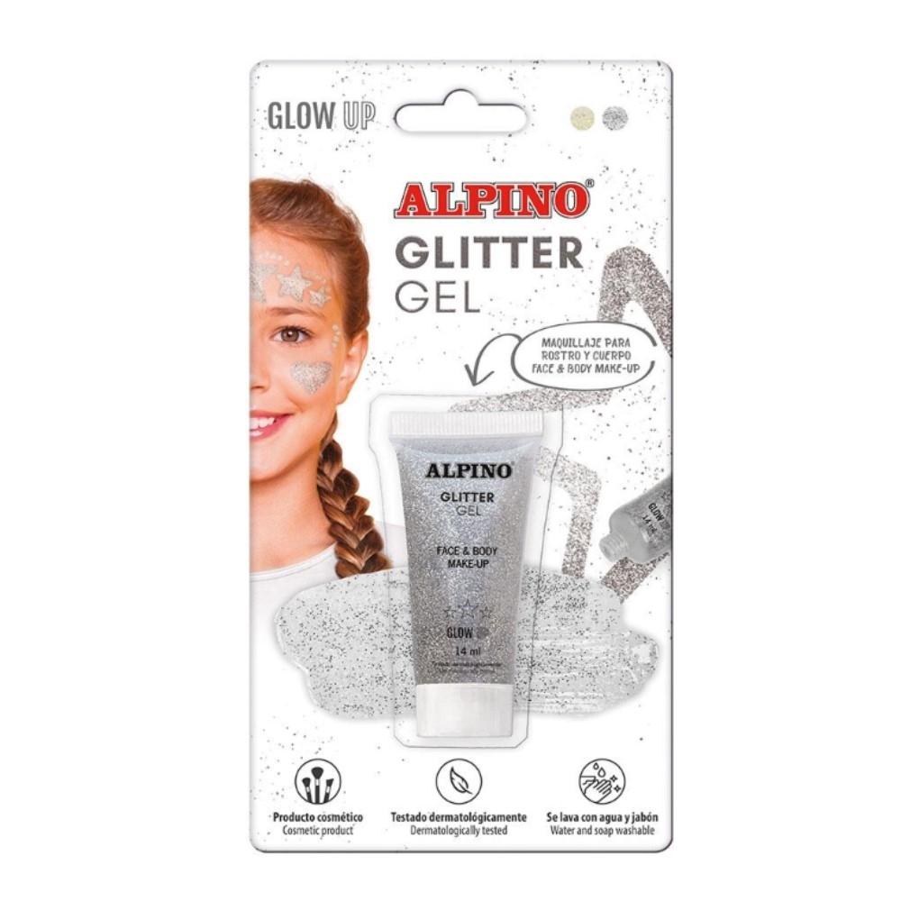 MAQUILLAJE PLATA GLITTER GEL
