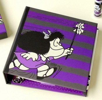 MINI ARCHIVADOR MAFALDA VIOLETA