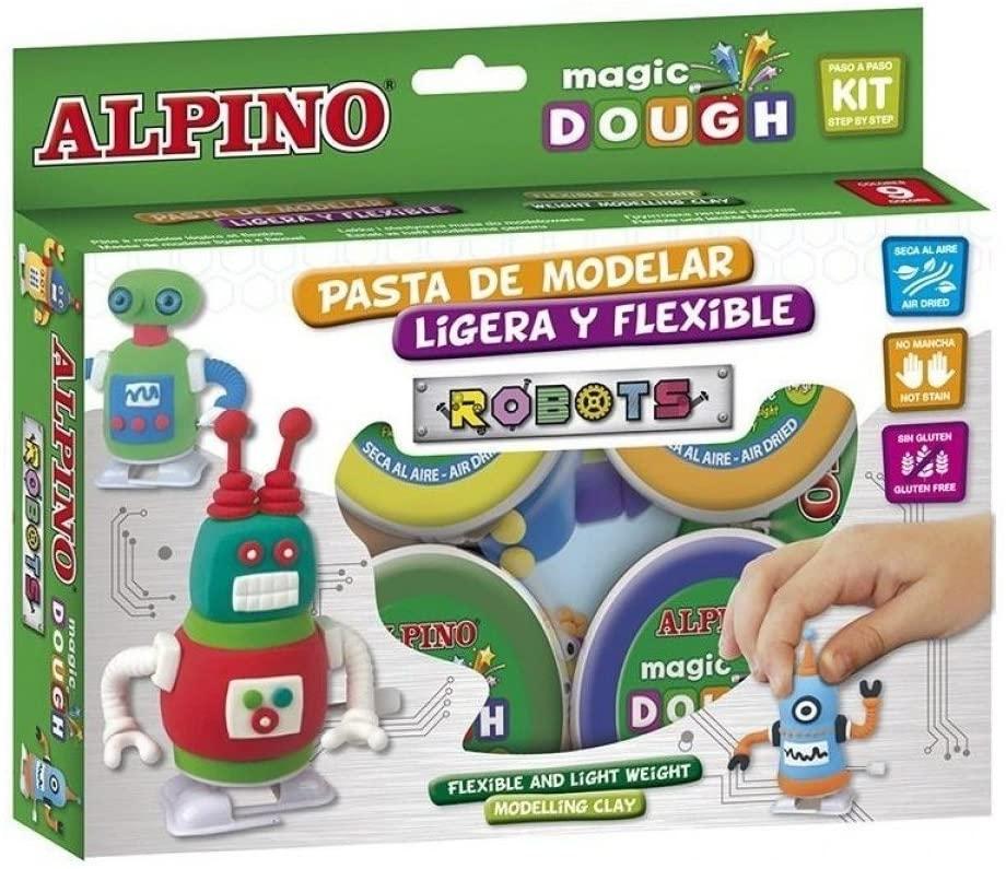 PASTA MODELAR MAGIC DOUGHT ROBOTS 4X40 GR