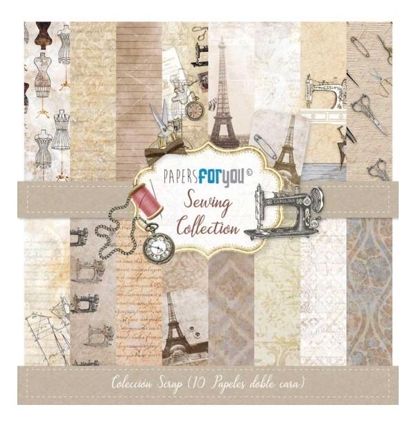 KIT PAPEL DOBLECARA COSTURA 12 X12