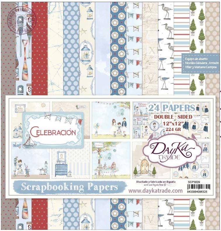KIT SCRAP COMUNION NIÑO 2020 30X30 DAYKA