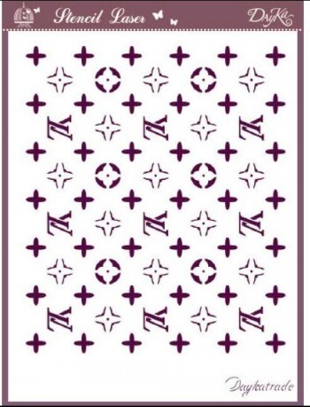 LAMINA STENCIL DIN A4 LOUIS VUITTON DAYKA