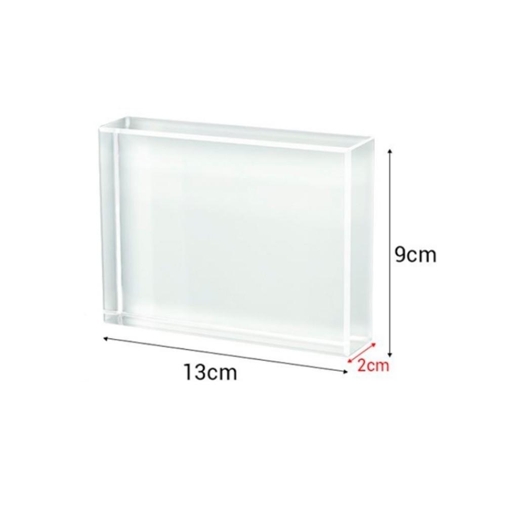 CUBO CRISTAL 90X130X19 MM SUBLIMACION
