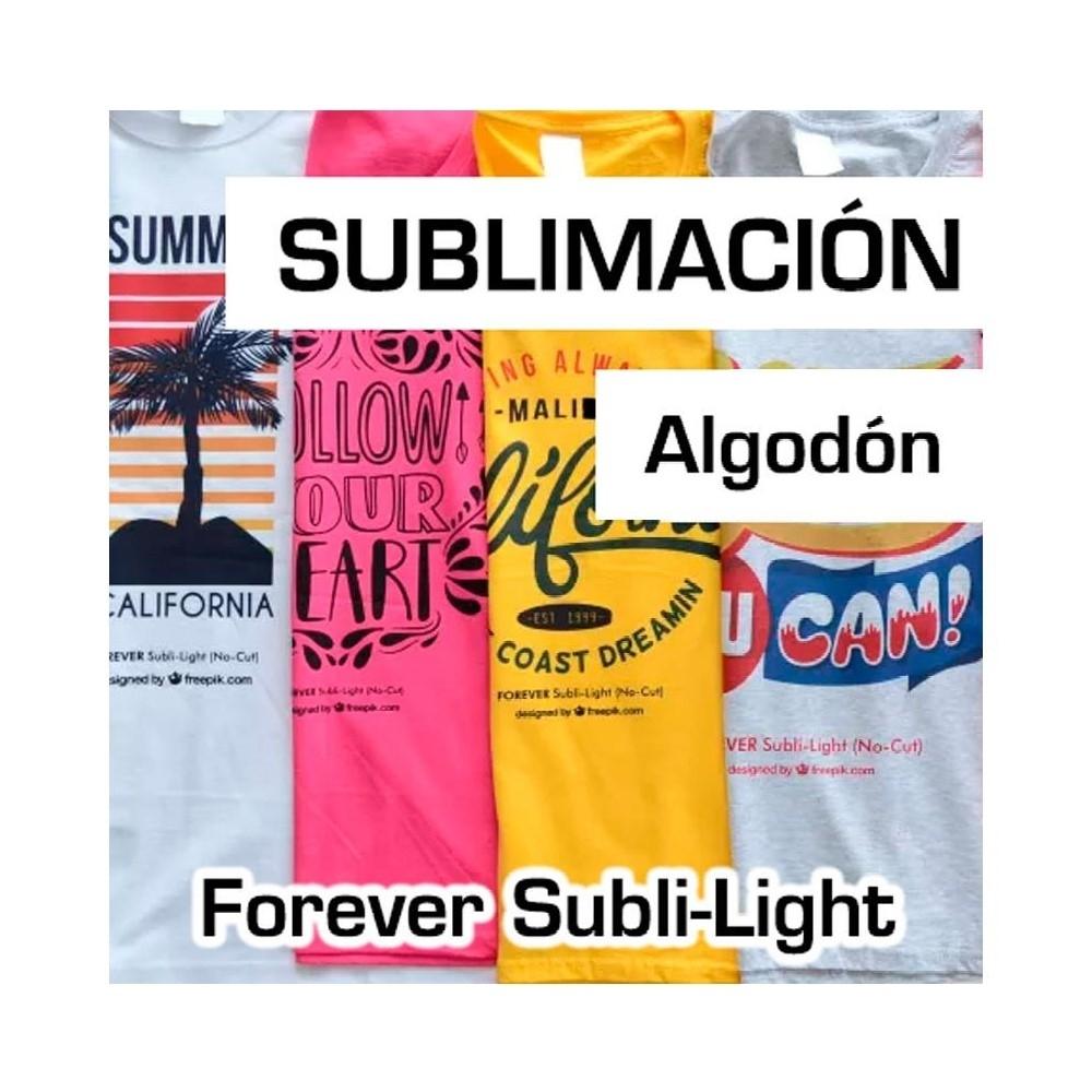 SUBLI-LIGHT NO CUT A4 PAQUETE 10 HOJAS