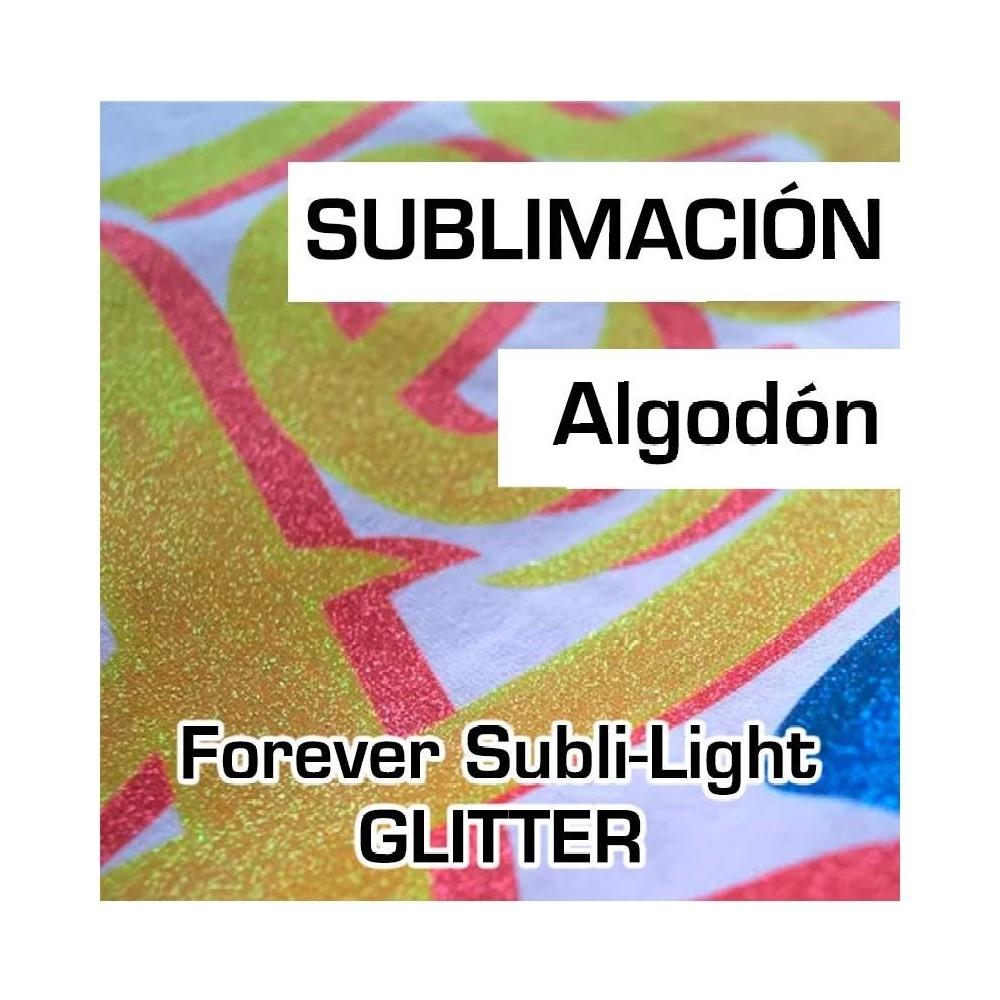SUBLI-LIGHT GLITTER NO CUT A4 PAQUETE 10 HOJAS