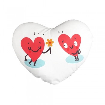 FUNDA DE COJIN TERCIOPELO FORMA CORAZON