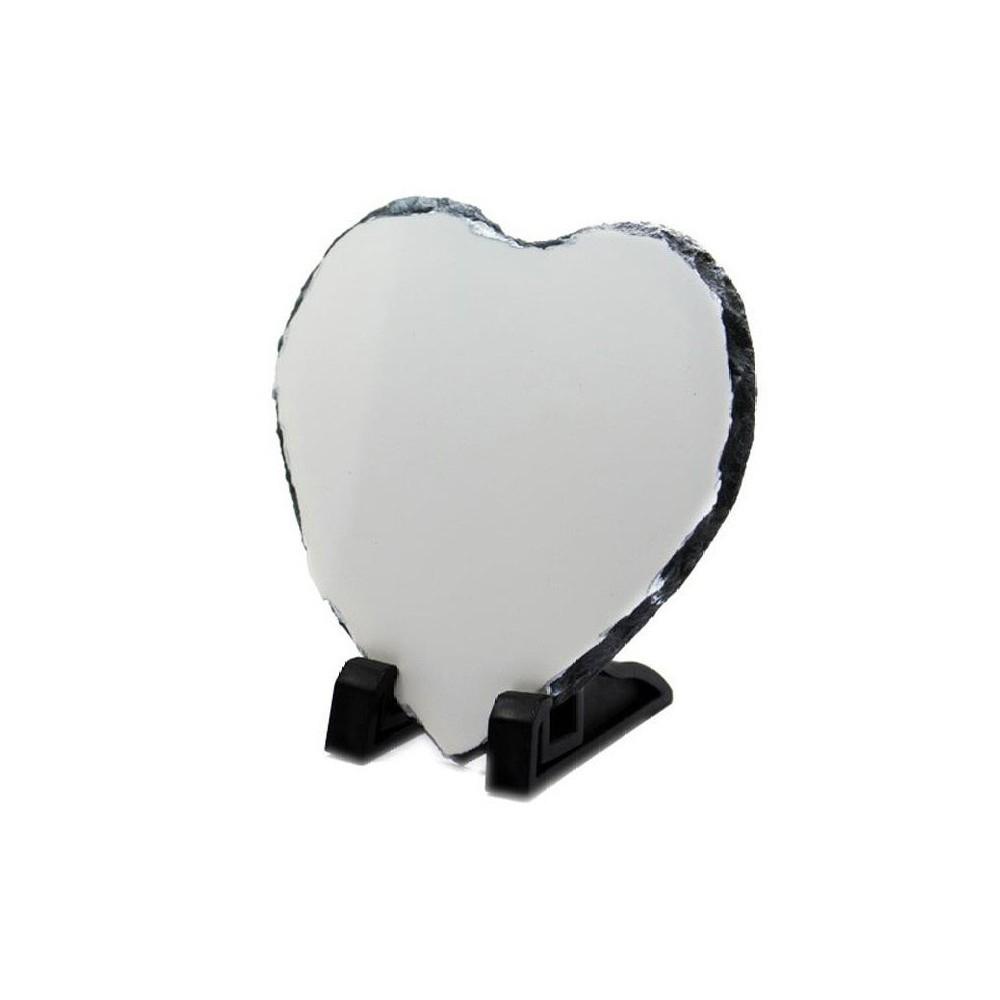 PIEDRA SUBLIMACION FORMA CORAZON 15X15 CM