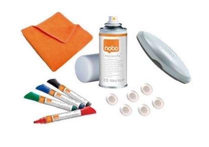 KIT COMPLETO PIZARRA BLANCA ,4ROTU,1BORRADOR,1SPRA,IMANES