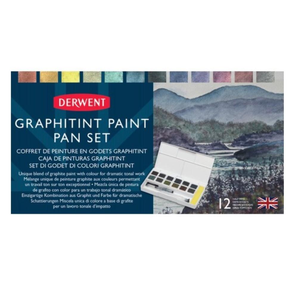 CAJA 12 ACUARELAS GRAPHITINT DERWENT