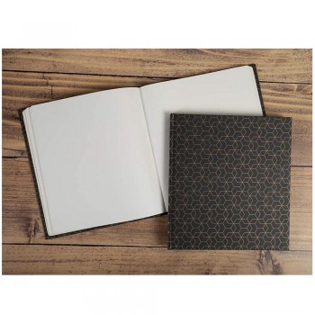 LIBRO DE VISITAS ORO 21X19 ARTY GRIS