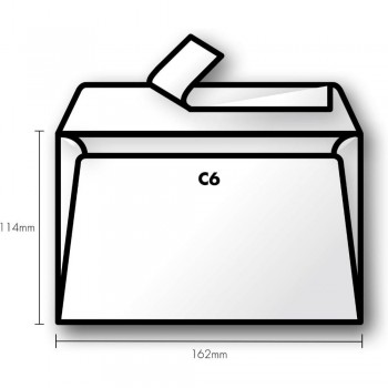 CAJA 200 SOBRES POLLEN 114X162mm BLANCO IRIDISCENTE 120gr