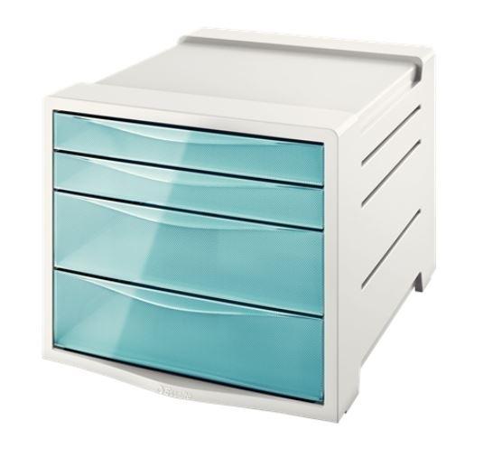 BUC 4 CAJONES COLOUR ICE ESSELTE AZUL
