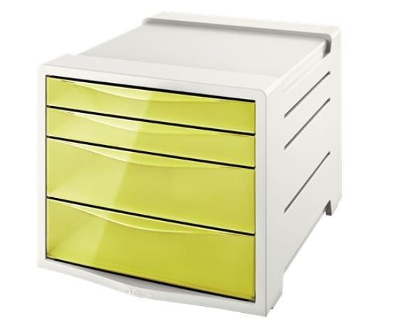 BUC 4 CAJONES COLOUR ICE ESSELTE AMARILLO