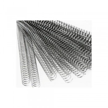 ESPIRAL PARA ENCUADERNACION METALICO NEGRO