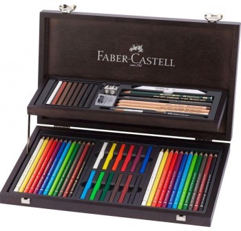 ESTUCHE MADERA ART & GRAPHIC FABER-CASTELL