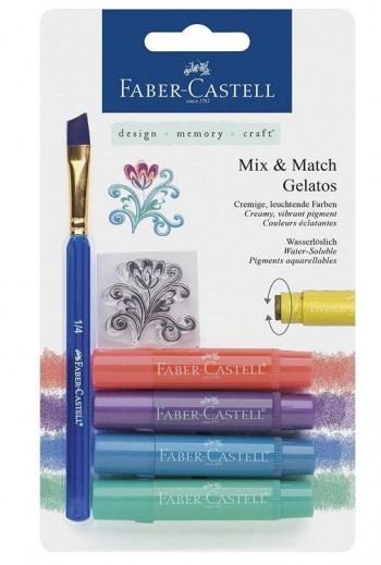 CERAS GELATOS ACUARELABLES FABER-CASTELL