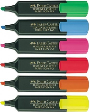 ROTULADOR FLUORESCENTE FABER CASTELL