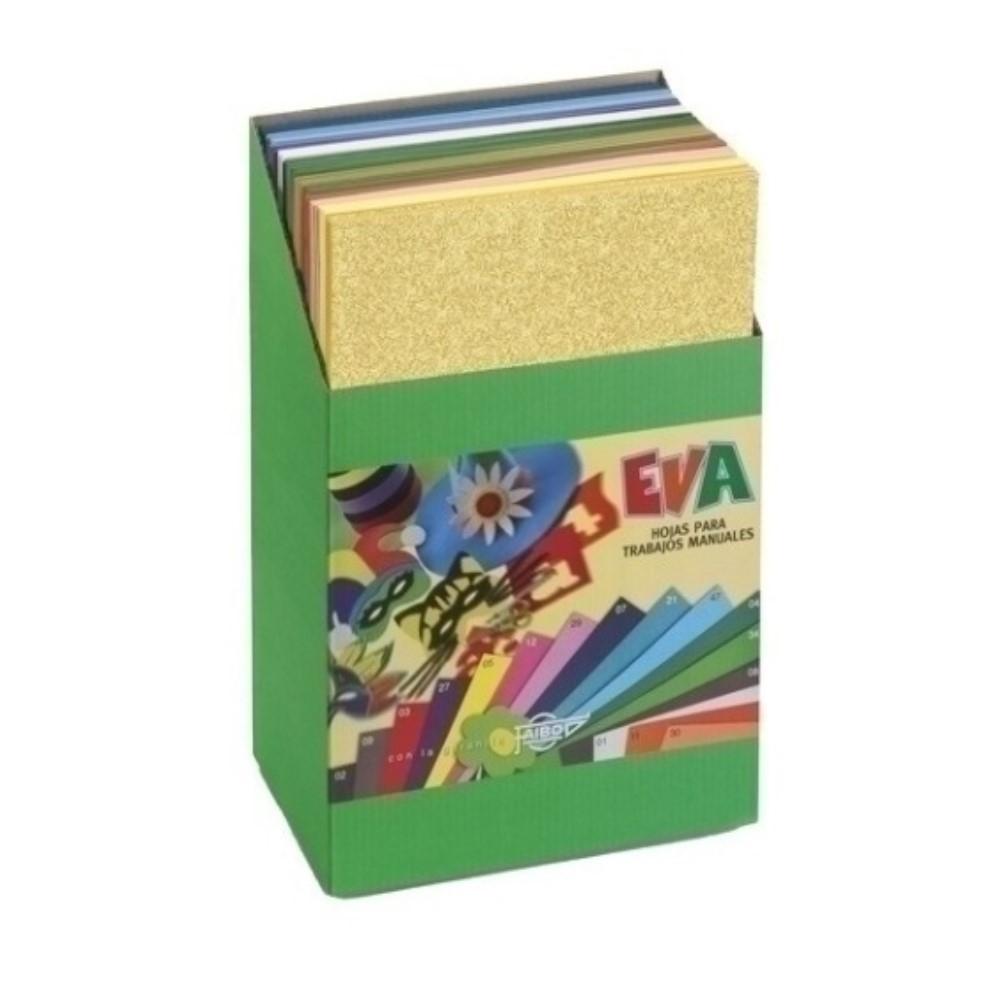 EXPOSITOR 108 LAMINAS GOMA EVA PURPURINA 40X60