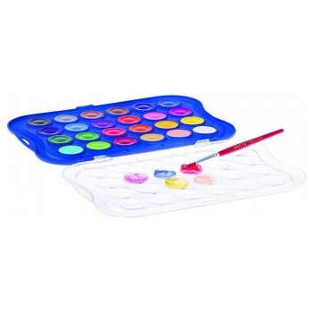 ACUARELAS GIOTTO MINI ESTUCHE 24 UDS + PINCEL 23MM