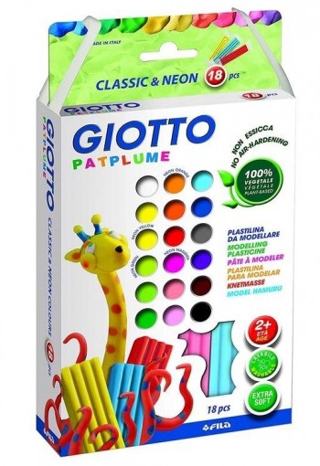 PLASTILINA GIOTTO 20 GR. 18 COLORES