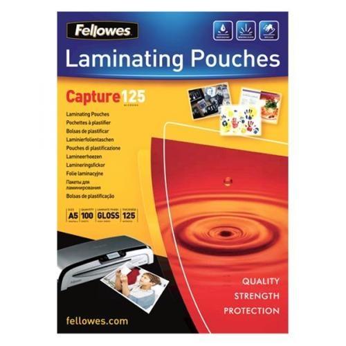 BOLSA PLASTIFICAR 154X216 A5 125 MICRAS FELLOWES