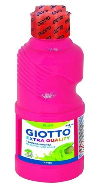 TEMPERA 250 ml. GIOTTO FLUORESCENTE