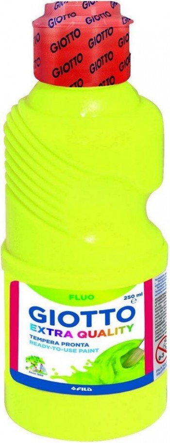 TEMPERA 250 ml. GIOTTO FLUORESCENTE