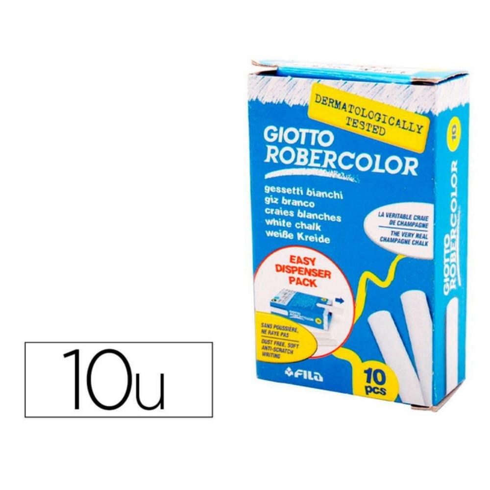TIZAS ROBERCOLOR BLANCAS CAJA 10 U