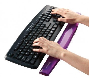 REPOSAMUÑECAS TECLADO GEL VIOLETA FELLOWES