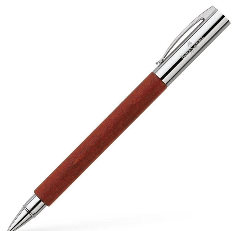 ROLLER FABER-CASTELL CUERPO MADERA PERAL