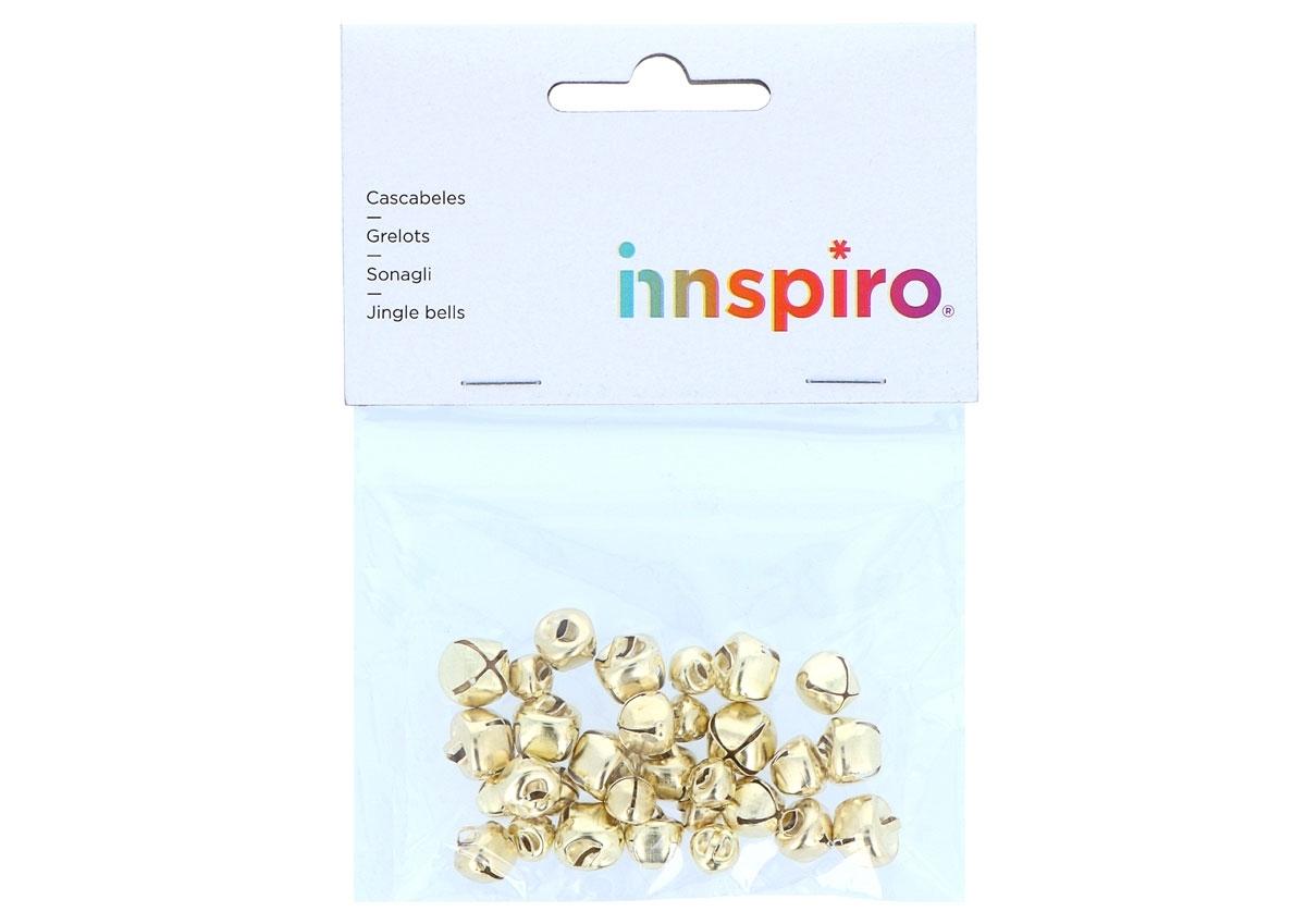 CASCABELES COLOR ORO 8-10-12MM 30 UNIDADES