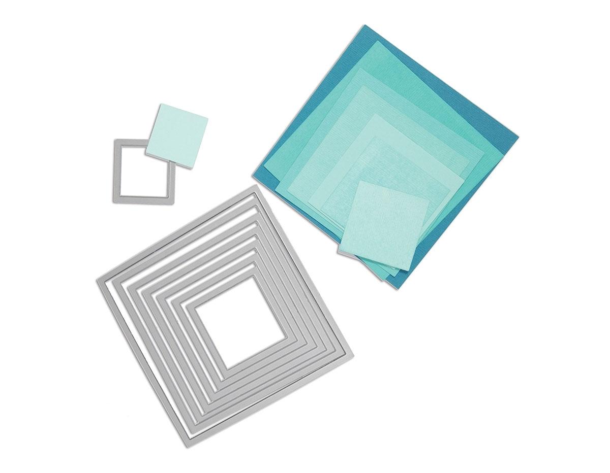 TROQUEL SIZZIX FRAMELIT CUADRADOS