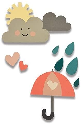 TROQUEL SIZZIX THINLITS DIAS DE LLUVIA Y SOL