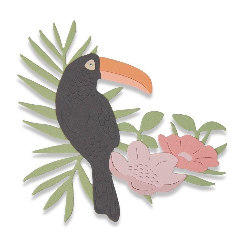 TROQUEL THINLITS TROPICAL BIRD BY SOPHIE