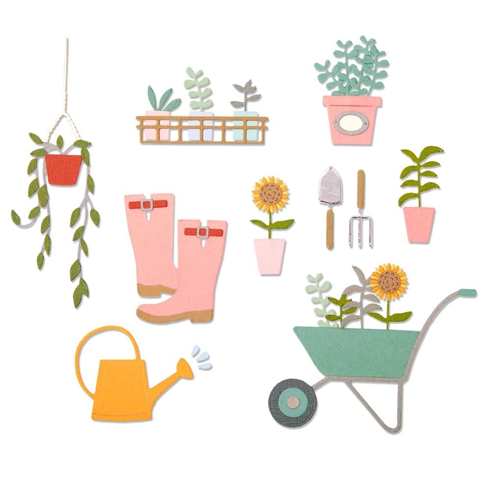 SET 23 TROQUELES THINLITS GARDEN SHED