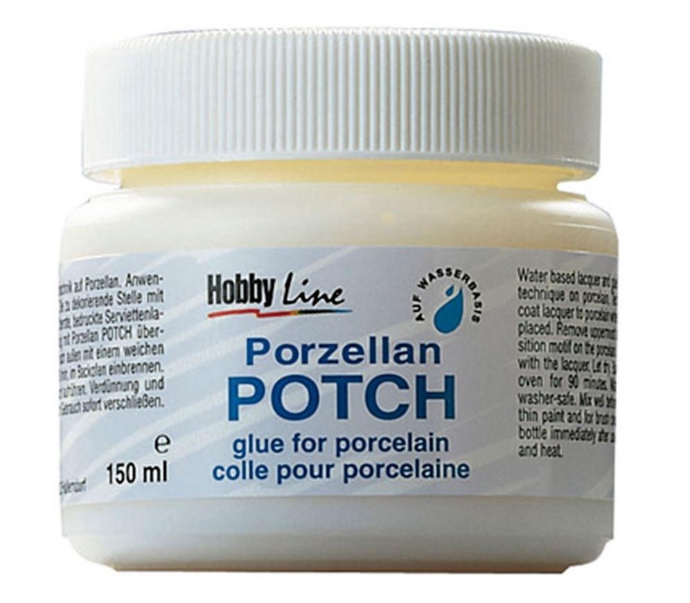 COLA-BARNIZ PORCELANA POTCH TRANSPARENTE 150ML