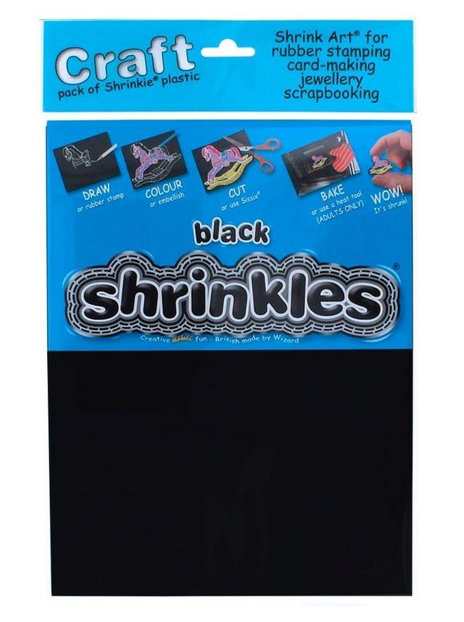 PLASTICO MAGICO HOJA NEGRA 262X202 SHRINKLES