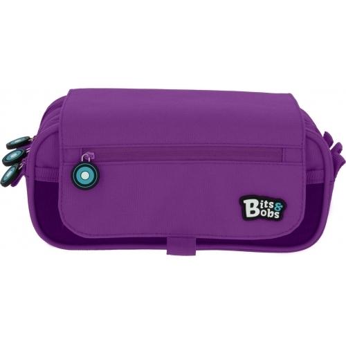 ESTUCHE PORTATODO TRIPLE BITS&BOBS VIOLETA
