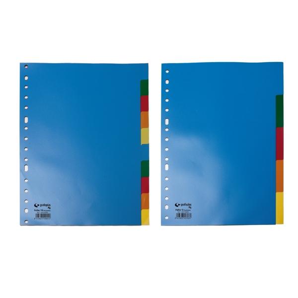 SEPARADORES TAMAÑO FOLIO XS GRAFOPLAS