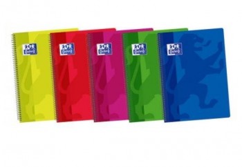 BLOCK OXFORD FOLIO CUADRO 4X4 TAPA PLASTICO 90gr