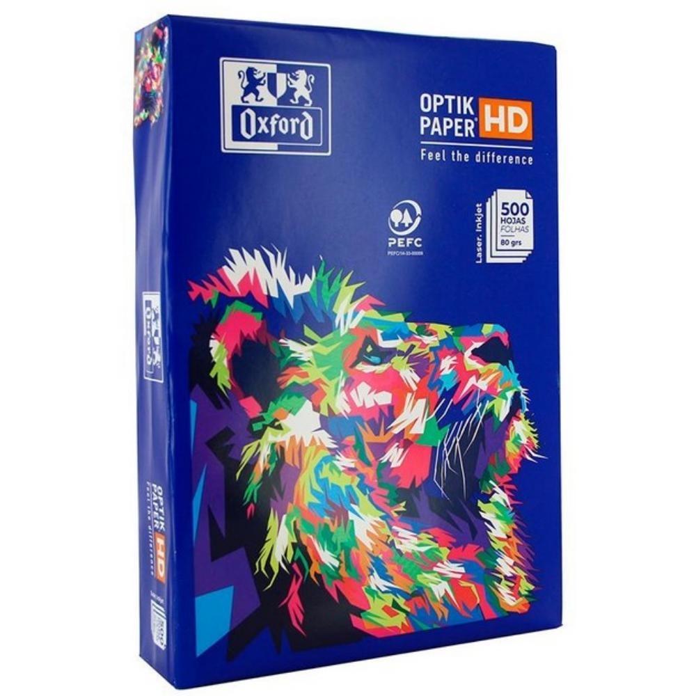 PAPEL FOLIOS DIN-A4 OXFORD OPTIK PAPER HD 500HOJAS 80gr