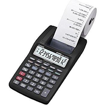 CALCULADORA IMPRESORA CASIO DIGITOS A PILAS HR-8TEC