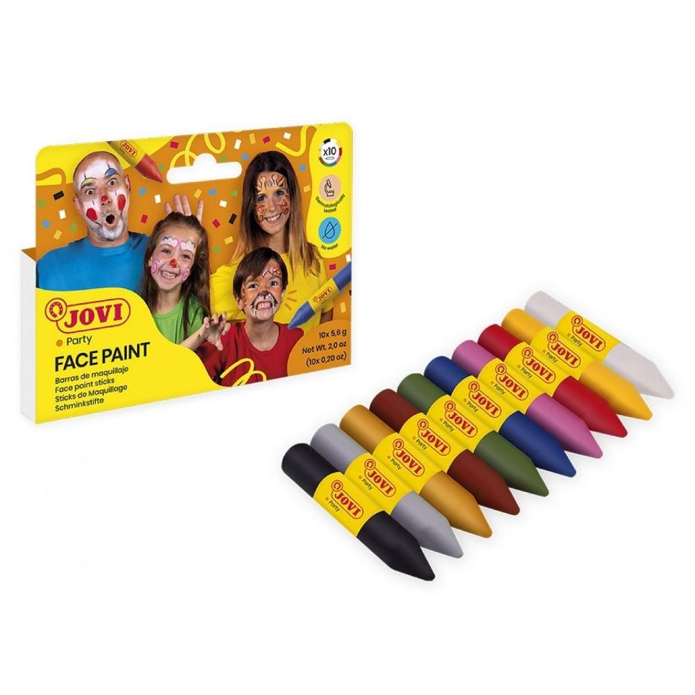 JOVI MAQUILLAJE 10 BARRITAS COLORES SURTIDOS