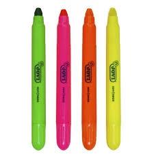 MARCADOR CERA FLUORESCESTE