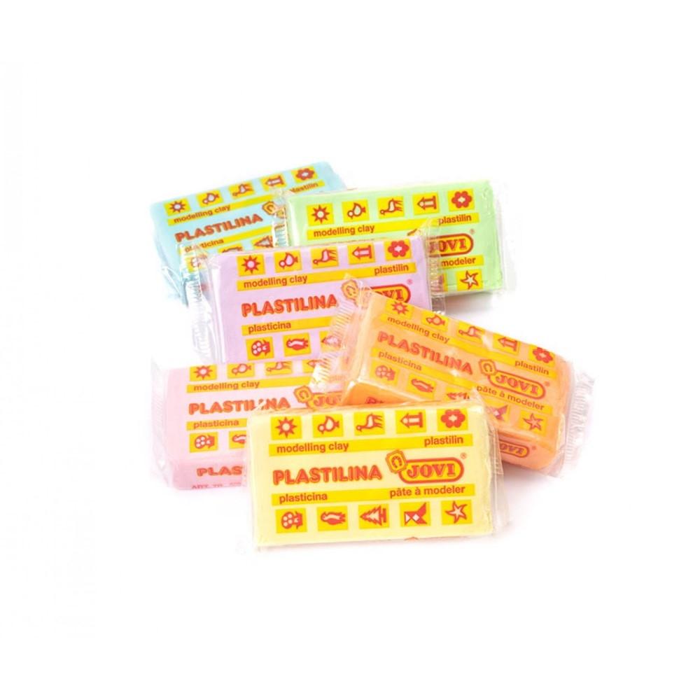 PLASTILINA JOVI COLORES PASTEL 50 GRAMOS