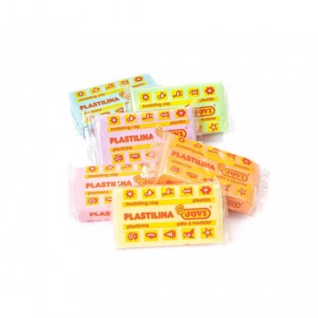 PLASTILINA JOVI COLORES PASTEL 50 GRAMOS