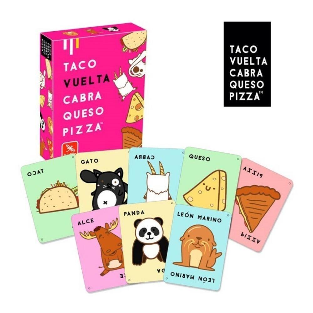 JUEGO TACO, VUELTA, CABRA, QUESO, PIZZA