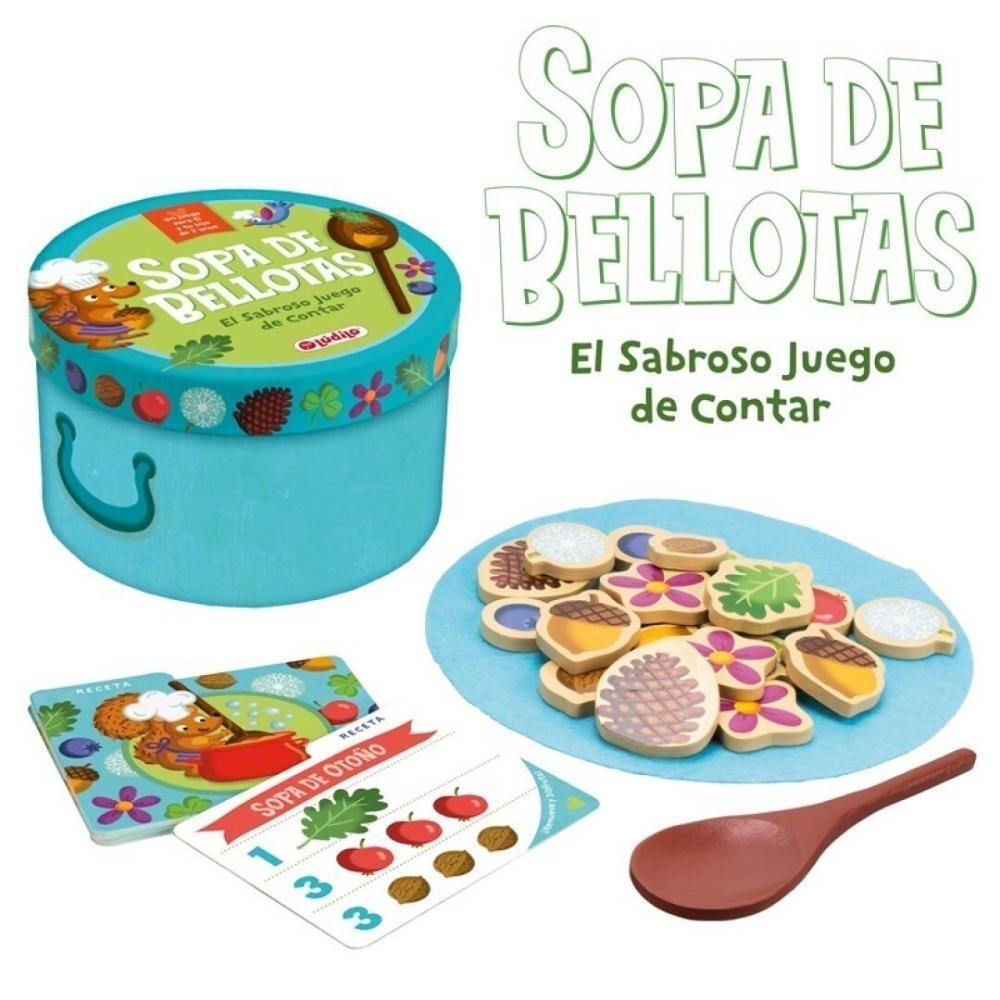 JUEGO SOPA DE BELLOTAS
