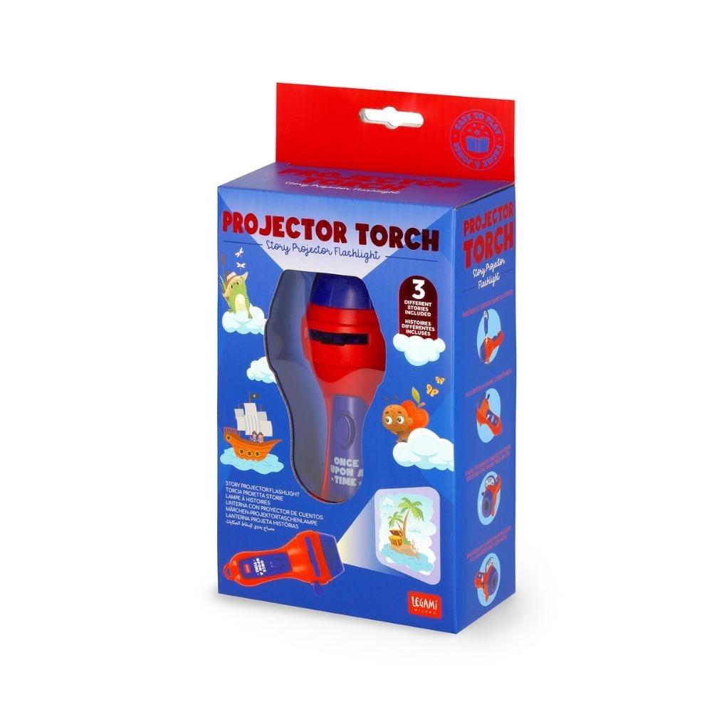 LINTERNA PROYECTOR DE CUENTOS- ANTORCHA PROYECTOR - LEGAMI ROJO